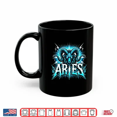 Mug Aries Heavy Metal Zodiac Shirt 1