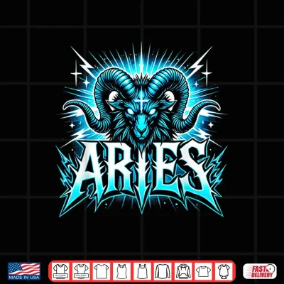 Design Aries Heavy Metal Zodiac Shirt