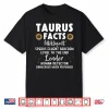 Funny Taurus Facts Intelligent Sarcasm Zodiac Sign Humor Shirt