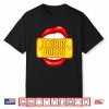 Quirky Taurus Queen Red Lips Bite Big Zodiac Sign Shirt