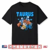 Taurus Girl Sneakers Astrology Zodiac Sign Black Women Shirt