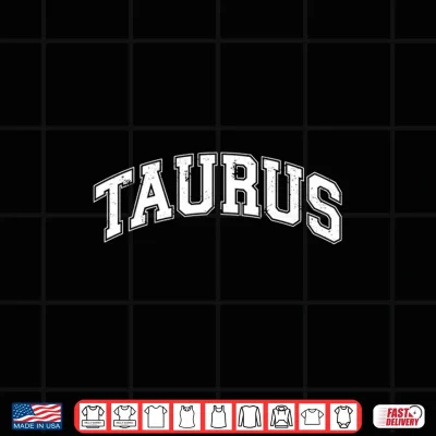 Design Taurus Zodiac Sign Varsity Shirt