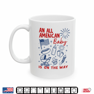 Mug An All American Is On The Way 4th Of July Couple Shirt