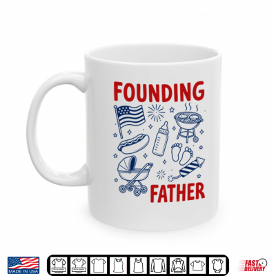 Mug Founding Father 4th Of July Couple Shirt