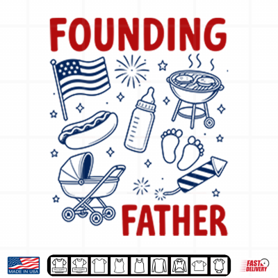 Design Founding Father 4th Of July Couple Shirt