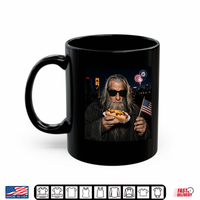 Mug Gandalf Wizard Hot Dog 4th Of July Shirt