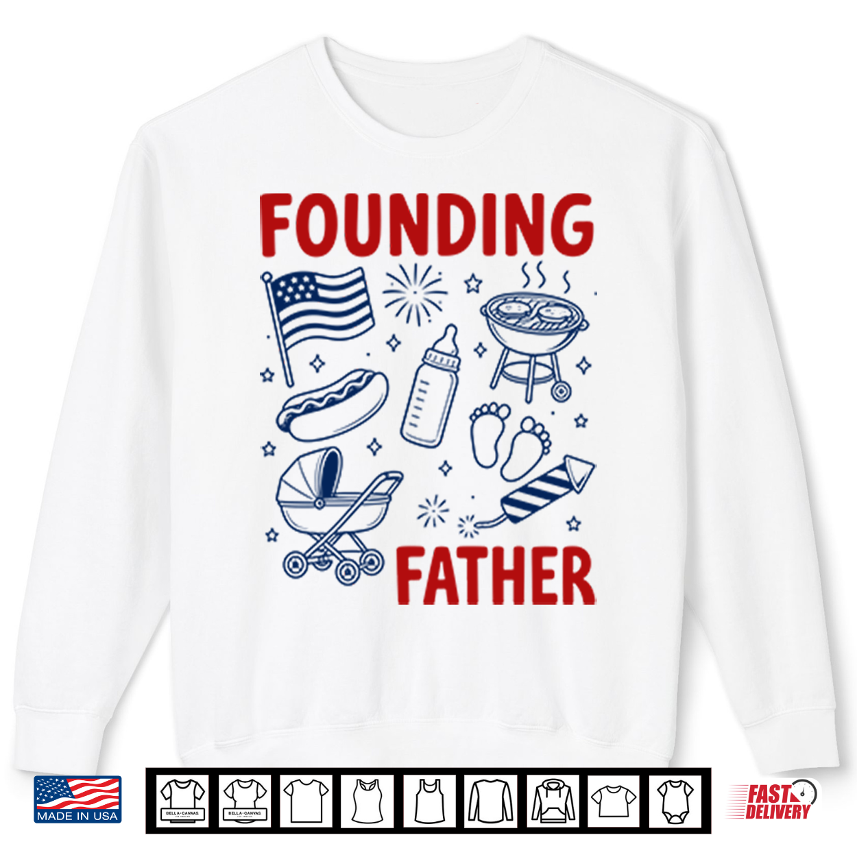 Founding Father 4Th Of July Couple Shirt Founding Father 4Th Of July Couple Shirt