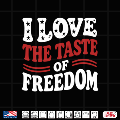 Design I Love The Taste Of Freedom Couple Shirt 1