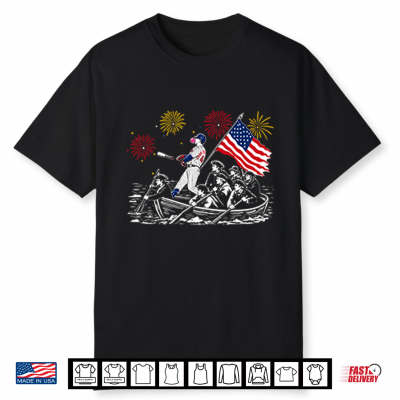 Pca Cubs Crossing The Delaware 4Th Of July Shirt