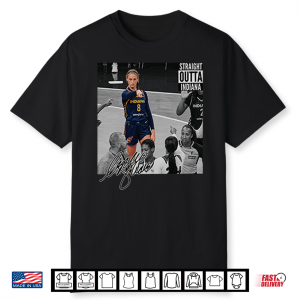 Sophie Cunningham Straight Outta Indiana Basketball Shirt