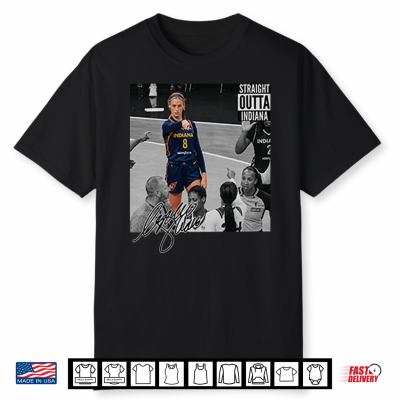 Sophie Cunningham Straight Outta Indiana Basketball Shirt