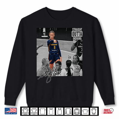 Sweatshirt Sophie Cunningham Straight Outta Indiana Basketball Shirt 1