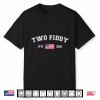 Two Fiddy 1776 2026 American Flag Shirt