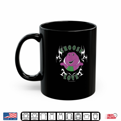Mug Barney Choose Love Tribal Flames Character Shirt