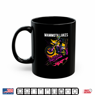 Mug Mammoth Lakes CA Motocross Dirt Bike Motorcycle Design Premium Tri Blend Shirt