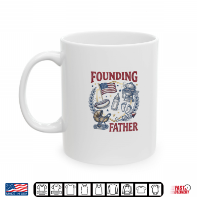 Mug Baby Founding Fathers Funny 4th July Pregnancy Announcement Shirt