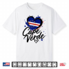 Cape Verde Heart Flag Cape Verdean Men Women Cabo Verde Shirt