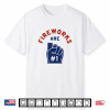 Fireworks Are Number 1 Foam Finger 4Th Of July Funny White Shirt