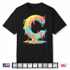 Letter C Ice Drip Paint Splash Colorful Alphabet Monogram Shirt