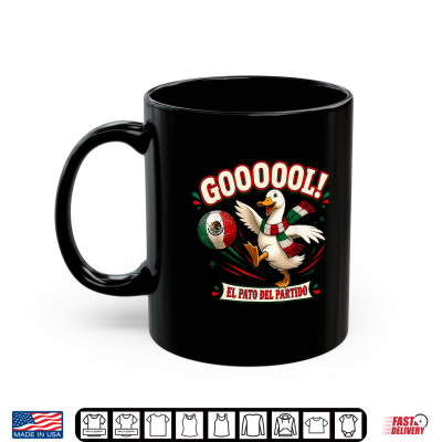 Mug Merlin the Duck Mexico Soccer El Pato del Partido Shirt