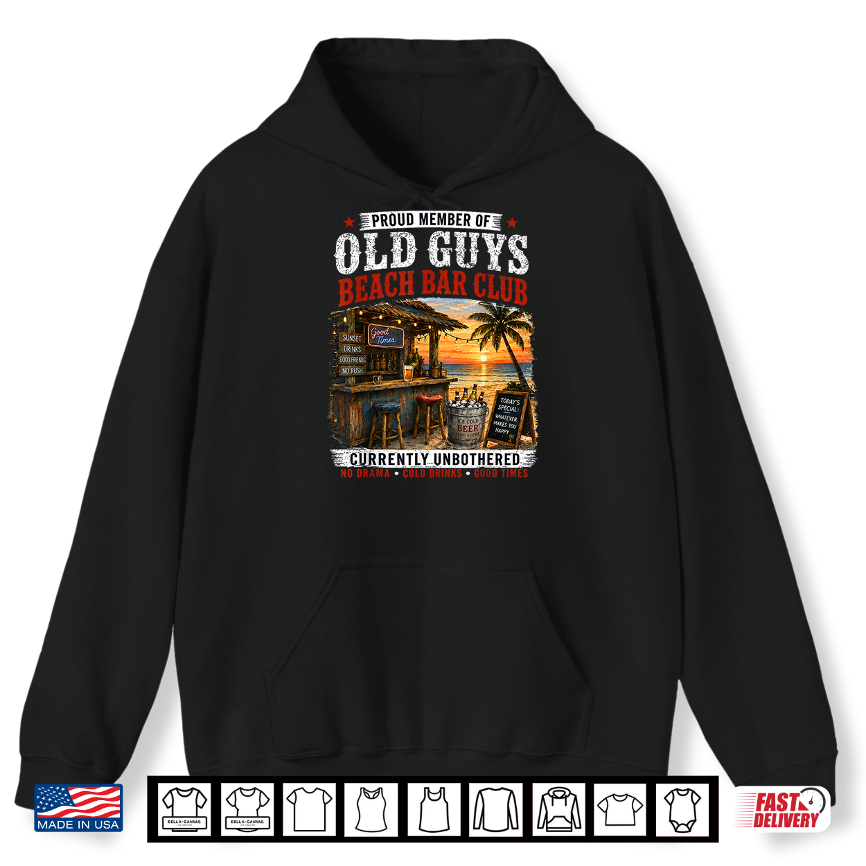 Proud Member Of Old Guys Beach Bar Club Currently Unbothered Shirt Proud Member Of Old Guys Beach Bar Club Currently Unbothered Shirt