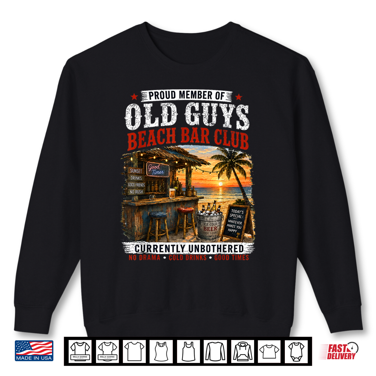 Proud Member Of Old Guys Beach Bar Club Currently Unbothered Shirt Proud Member Of Old Guys Beach Bar Club Currently Unbothered Shirt