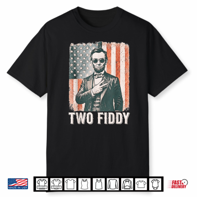 Retro Two Fiddy Abraham Lincoln 250 Funny 4Th Of July Shirt