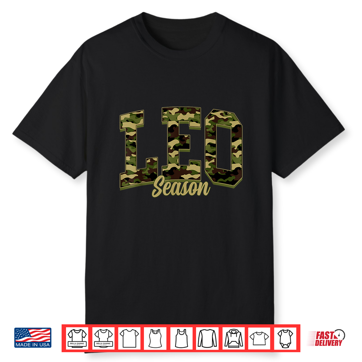 Leo Season Camo Camouflage Birthday Zodiac Shirt Leo Season Camo Camouflage Birthday Zodiac Shirt