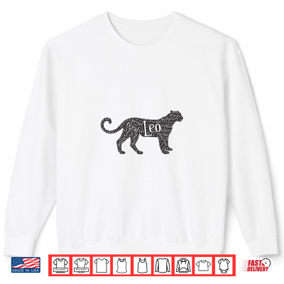 Sweatshirt Leo Zodiac Characteristics Lioness Silhouette Shirt