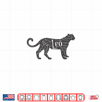 Design Leo Zodiac Characteristics Lioness Silhouette Shirt