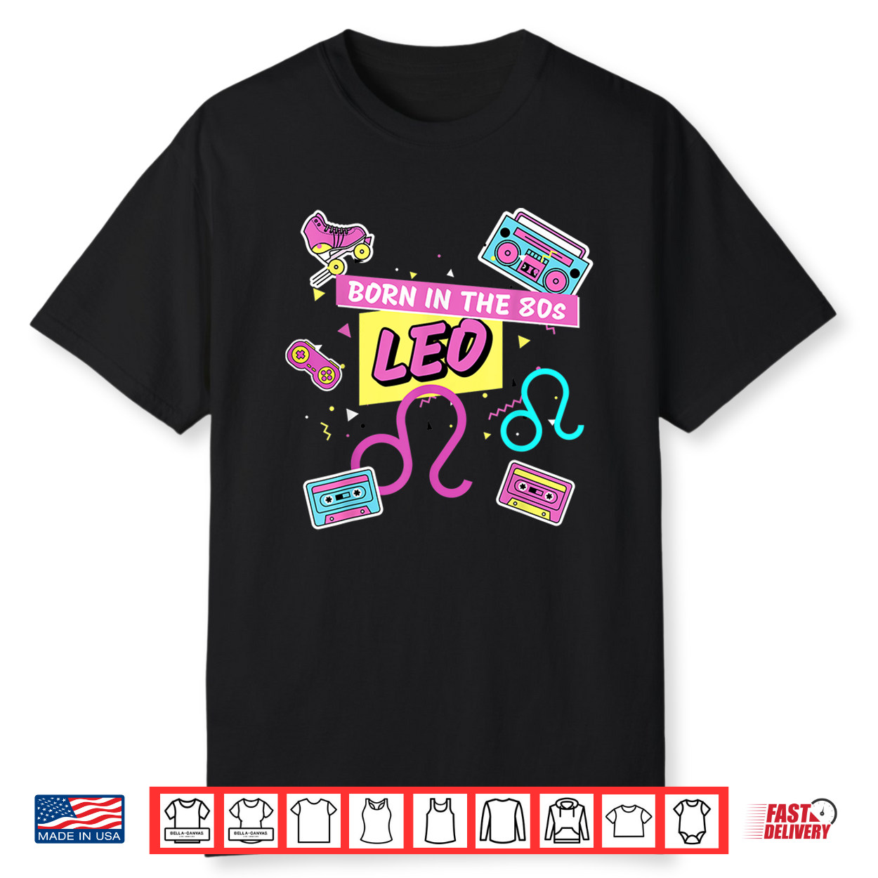 Leo Zodiac Sign 80S 90S Retro Style Horoscope Birthday Gift Shirt Leo Zodiac Sign 80S 90S Retro Style Horoscope Birthday Gift Shirt