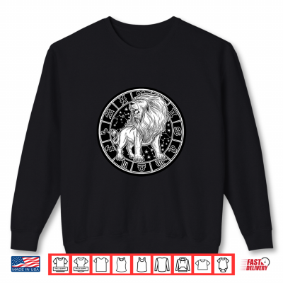 Sweatshirt Leo Zodiac Sign Hoodie