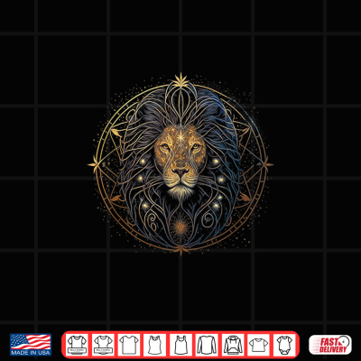 Design Leo Zodiac Sign Astrology Lion Horoscope July August Shirt