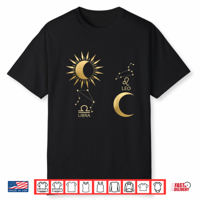 Libra Sun Leo Moon Zodiac Shirt