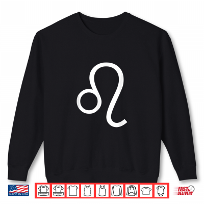 Sweatshirt Leo Zodiac Symbol Shirt