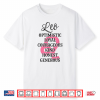 Zodiac Sign Leo Personality Trait Horoscope Astrology Shirt