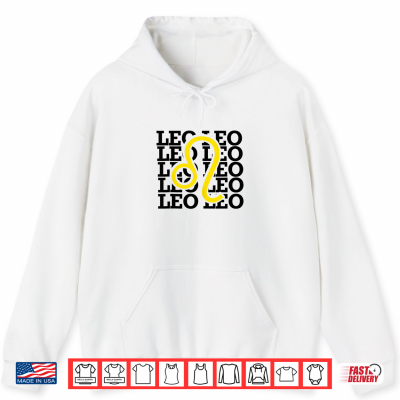 Hoodie Zodiac Star Sign Leo Shirt
