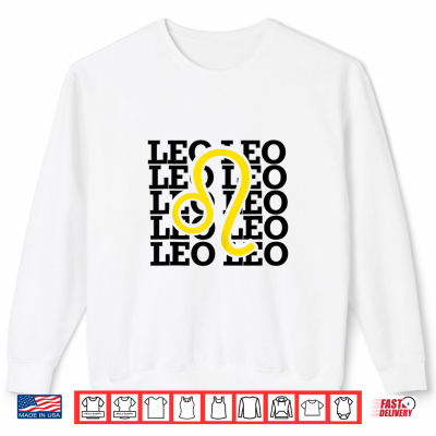 Sweatshirt Zodiac Star Sign Leo Shirt
