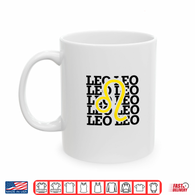Mug Zodiac Star Sign Leo Shirt