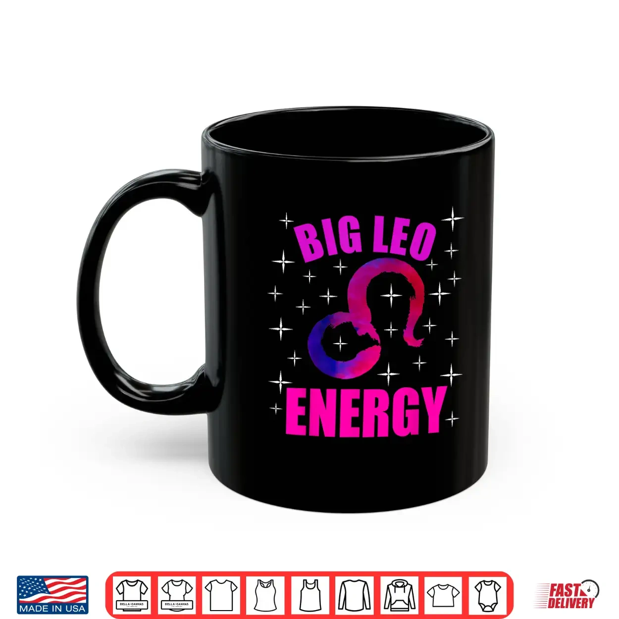 Big Leo Energy Leo Zodiac Sign Pink Birthday Vibes Shirt Big Leo Energy Leo Zodiac Sign Pink Birthday Vibes Shirt