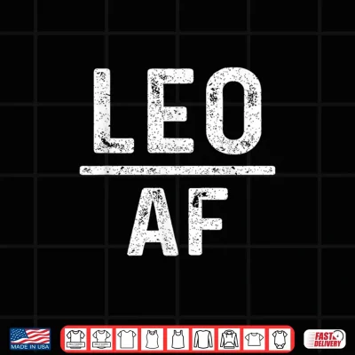 Design Leo A F July August Birthday Zodiac Sign Shirt