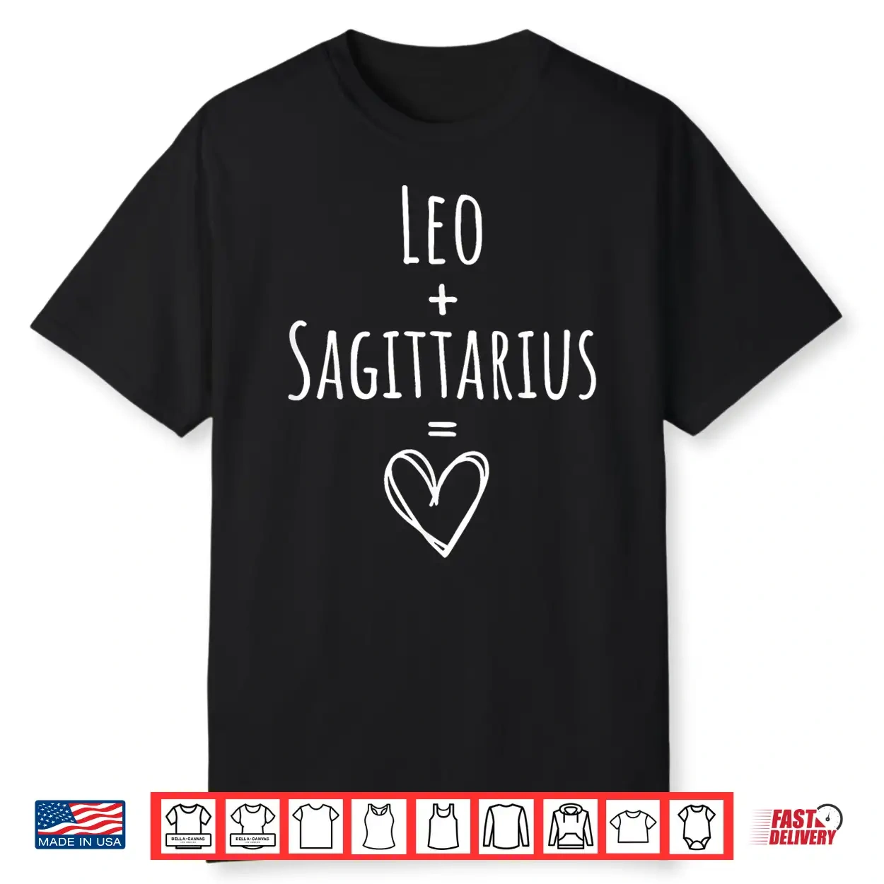 Leo And Sagittarius Couple Matching Zodiac Sign Shirt Leo And Sagittarius Couple Matching Zodiac Sign Shirt