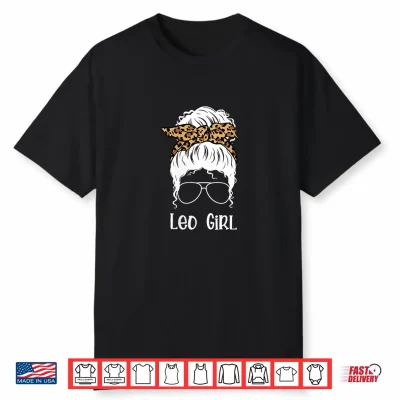 Leo Leopard Bandana Astrology Shirt