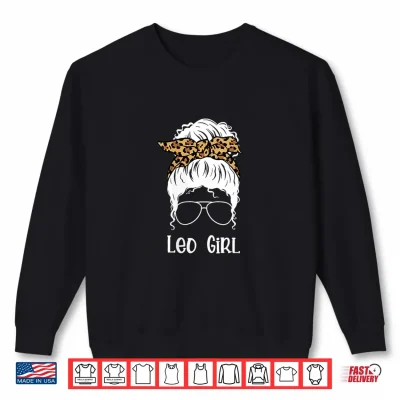 Sweatshirt Leo Leopard Bandana Astrology Shirt