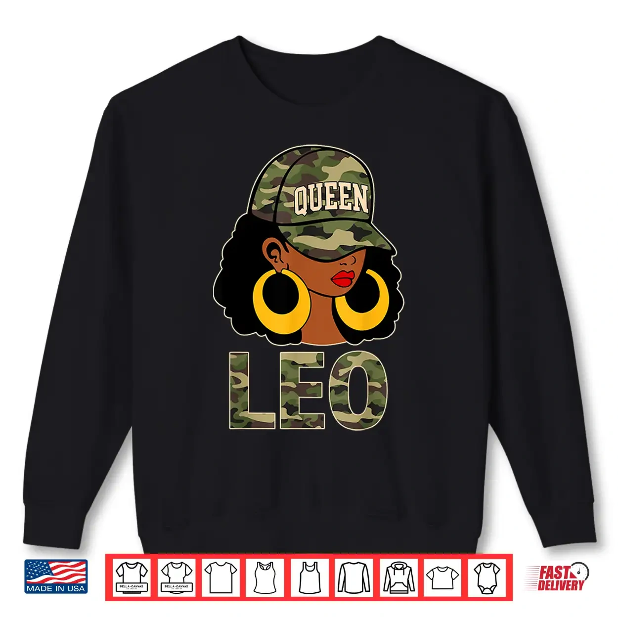 Leo Queen Black Culture Cap Hat Camo Afro Zodiac Shirt Leo Queen Black Culture Cap Hat Camo Afro Zodiac Shirt