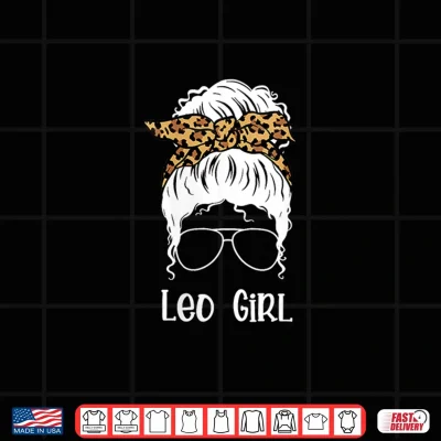 Design Leo Leopard Bandana Astrology Shirt