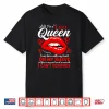 Leo Queen Zodiac Red Lip Birthday Graphic Shirt