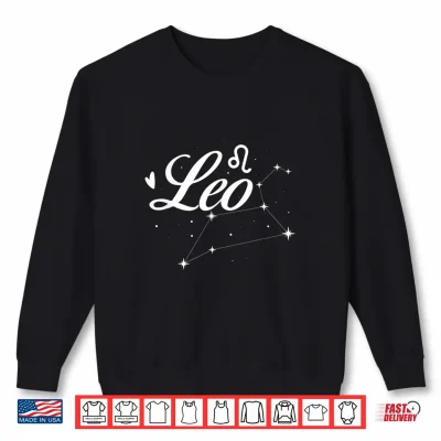 Sweatshirt Leo Zodiac Sign Astrology Astrologer Horoscope Shirt