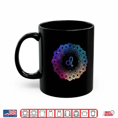 Mug Leo Zodiac Mandala Mandala Star Sign Leo Shirt