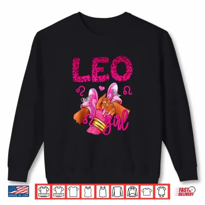 Sweatshirt Leo Zodiac Sign Birthday Queens Leo Horoscope Shirt